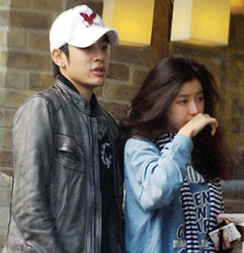 ปิดไม่มิด ภาพหวาน"เซเวน-ปาร์คฮันบยอล"