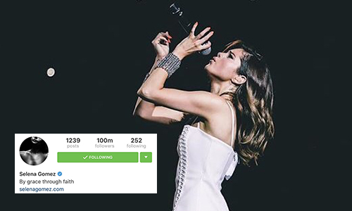 ฮอตของจริง! "Selena Gomez" เบอร์ 1 ในโซเชียล ยอดฟอลโลว์ IG ทะลุ 100 ล้าน