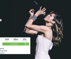 ฮอตของจริง! "Selena Gomez" เบอร์ 1 ในโซเชียล ยอดฟอลโลว์ IG ทะลุ 100 ล้าน