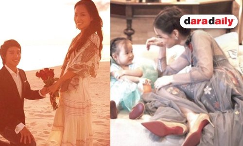 6 ปียังหวาน! “ต่าย ชุติมา” โพสต์ซึ้ง “ทิม” คุกเข่าขอแต่งงาน