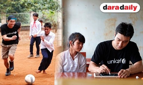 หล่อแถมจิตใจดี! “ซีวอน” ลงพื้นที่เยี่ยมเด็กเวียดนาม