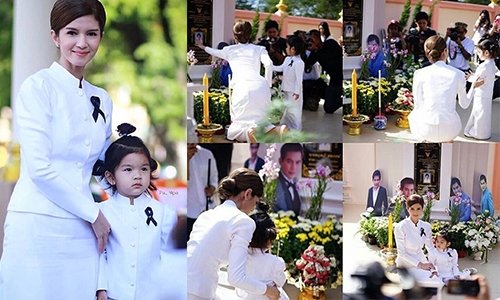 “โบว์-มะลิ” ร่วมทำบุญครบรอบ 1 ปีกับการจากไปของ “ปอ” 