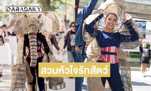 “ผ้าแพร” มิสแกรนด์สระบุรี 2026 เปิดตัวเข้ากองใหญ่! สวมหัวใจรักสัตว์ จัดเต็มแต่งชุด “ช้างสีดอหูพับ” เรียกร้องสิทธิให้สัตว์โลก