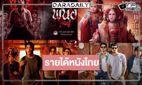 รายได้หนังไทย “พนอ 2” เปิดตัวอันดับ1! “ข้างบ้าน-มือปืน-หอแต๋วแตกฯ” แรงต่อเนื่อง