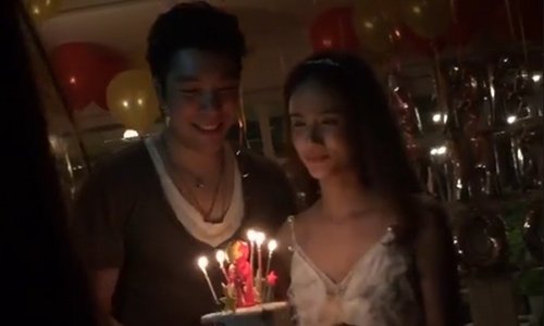คู่หวานต่างวัย! “พัดพัด” หอบเค้กเซอร์ไพรส์วันเกิด “ก้อง กรุณ”