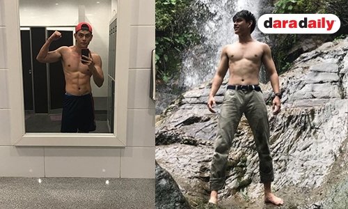 แซ่บลืม! ซิกซ์แพค “เอี๊ยง สิทธา” ทำสาวๆ หายใจไม่ทั่วท้อง