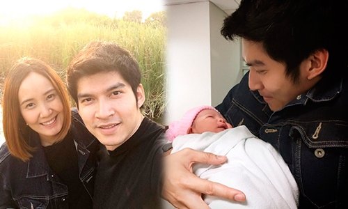 นักแสดงหนุ่ม “วุตม์ สุรินทร” เฮ! แฟนสาวคลอดลูกคนแรกตั้งชื่อ “น้องพราวด์”