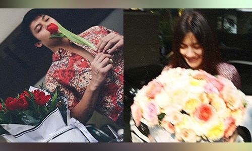 ยิ่งนานยิ่งชัดเจน! “หมาก-คิม” ให้ดอกไม้แทนใจวันวาเลนไทน์