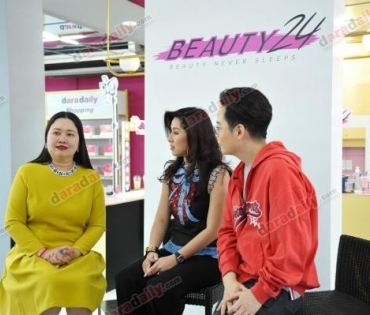 อัดเทปถ่ายรายการ “Beauty 24” 