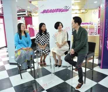 อัดเทปถ่ายรายการ “Beauty 24” 