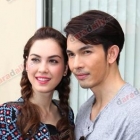 ภาพน่ารักๆ ระหว่าง "อั้ม-แมท" ในงานบวงละคร "ไฟในวายุ"
