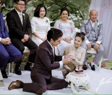 งานมงคลสมรส "ใบเตย-ดีเจแมน"