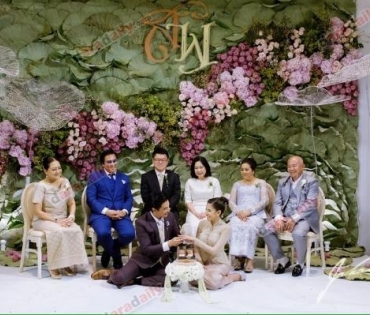 งานมงคลสมรส "ใบเตย-ดีเจแมน"