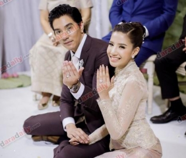 งานมงคลสมรส "ใบเตย-ดีเจแมน"