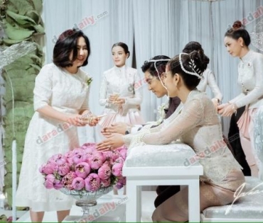 งานมงคลสมรส "ใบเตย-ดีเจแมน"