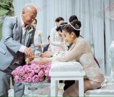 งานมงคลสมรส "ใบเตย-ดีเจแมน"