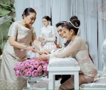 งานมงคลสมรส "ใบเตย-ดีเจแมน"