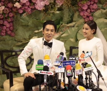 งานมงคลสมรส "ใบเตย-ดีเจแมน"