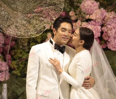 งานมงคลสมรส "ใบเตย-ดีเจแมน"