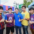 บาร์ซ่า ฟีเวอร์ !!! ดาราเชียร์บอล