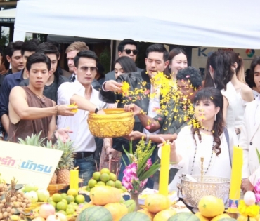 บวงสรวงละคร "ยอดรักนักรบ" และ "เงาบุญ"