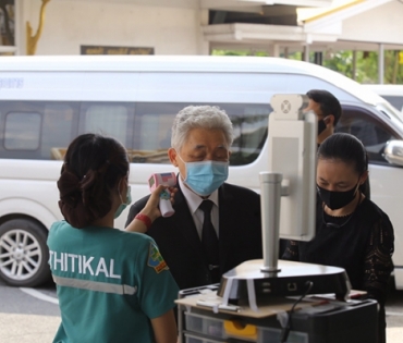 บรรยากาศพิธีพระราชทานเพลิงศพ “พลอากาศตรีณรงค์ เตมีรักษ์”