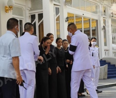 บรรยากาศพิธีพระราชทานเพลิงศพ “พลอากาศตรีณรงค์ เตมีรักษ์”