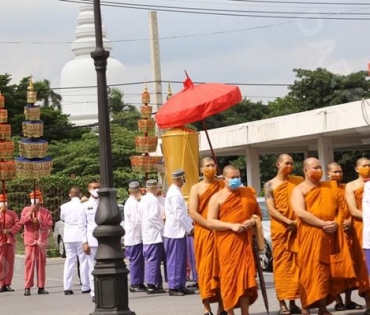 บรรยากาศพิธีพระราชทานเพลิงศพ “พลอากาศตรีณรงค์ เตมีรักษ์”