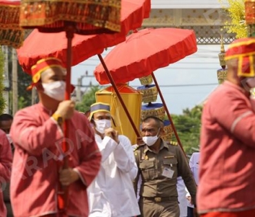 บรรยากาศพิธีพระราชทานเพลิงศพ “พลอากาศตรีณรงค์ เตมีรักษ์”