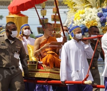 บรรยากาศพิธีพระราชทานเพลิงศพ “พลอากาศตรีณรงค์ เตมีรักษ์”