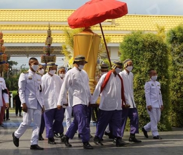 บรรยากาศพิธีพระราชทานเพลิงศพ “พลอากาศตรีณรงค์ เตมีรักษ์”