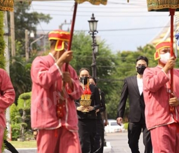 บรรยากาศพิธีพระราชทานเพลิงศพ “พลอากาศตรีณรงค์ เตมีรักษ์”