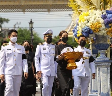 บรรยากาศพิธีพระราชทานเพลิงศพ “พลอากาศตรีณรงค์ เตมีรักษ์”