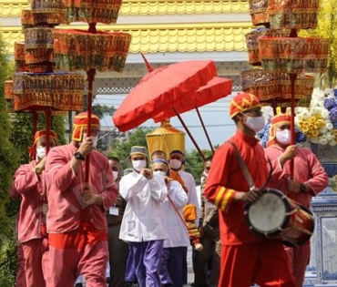 บรรยากาศพิธีพระราชทานเพลิงศพ “พลอากาศตรีณรงค์ เตมีรักษ์”