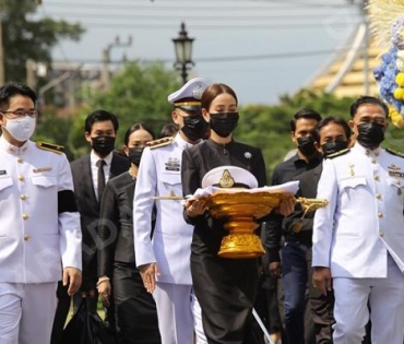 บรรยากาศพิธีพระราชทานเพลิงศพ “พลอากาศตรีณรงค์ เตมีรักษ์”