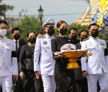 บรรยากาศพิธีพระราชทานเพลิงศพ “พลอากาศตรีณรงค์ เตมีรักษ์”