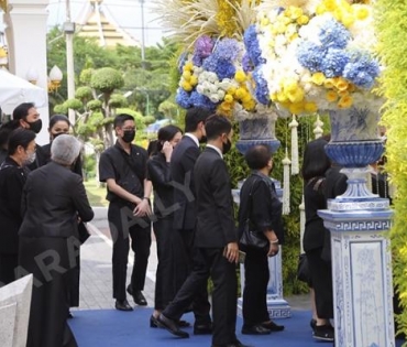 บรรยากาศพิธีพระราชทานเพลิงศพ “พลอากาศตรีณรงค์ เตมีรักษ์”