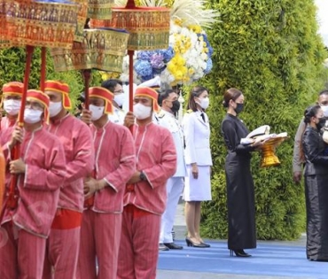 บรรยากาศพิธีพระราชทานเพลิงศพ “พลอากาศตรีณรงค์ เตมีรักษ์”