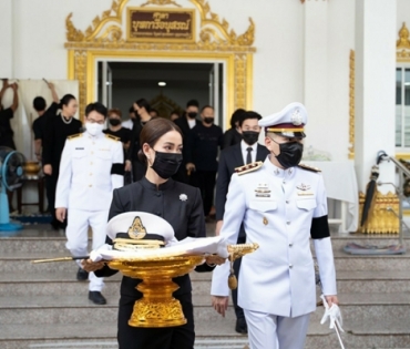 บรรยากาศพิธีพระราชทานเพลิงศพ “พลอากาศตรีณรงค์ เตมีรักษ์”