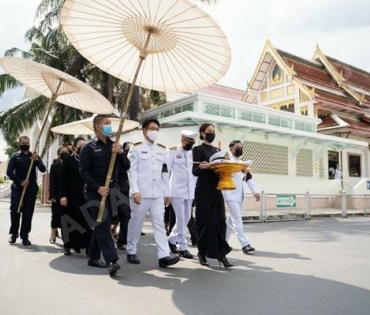 บรรยากาศพิธีพระราชทานเพลิงศพ “พลอากาศตรีณรงค์ เตมีรักษ์”