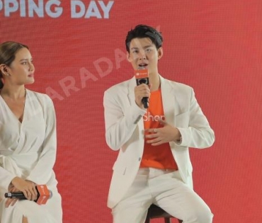 "หญิง-เซ้นต์" ร่วมงานแถลงข่าวเปิดตัว Shopee 9.9 Super Shopping Day