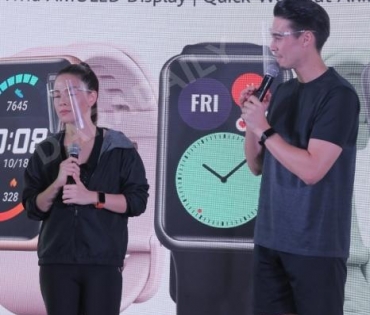 "ลีเดีย-แมทธิว" ร่วมงานแถลงข่าว HUAWEI Seamless AI Life | HUAWEI Watch Fit 