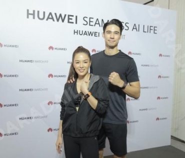 "ลีเดีย-แมทธิว" ร่วมงานแถลงข่าว HUAWEI Seamless AI Life | HUAWEI Watch Fit 