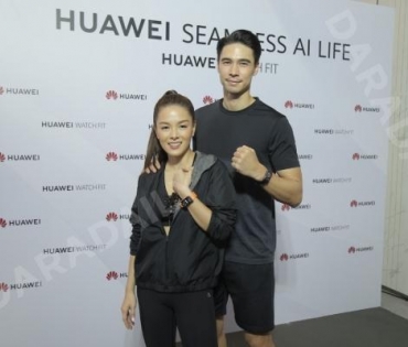 "ลีเดีย-แมทธิว" ร่วมงานแถลงข่าว HUAWEI Seamless AI Life | HUAWEI Watch Fit 