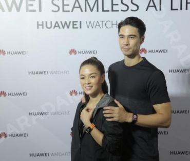 "ลีเดีย-แมทธิว" ร่วมงานแถลงข่าว HUAWEI Seamless AI Life | HUAWEI Watch Fit 