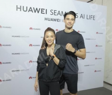 "ลีเดีย-แมทธิว" ร่วมงานแถลงข่าว HUAWEI Seamless AI Life | HUAWEI Watch Fit 