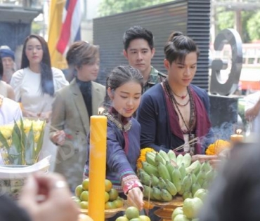 ภาพบรรยากาศงานบวงสรวง​ละคร "พระจันทร์​แดง​"