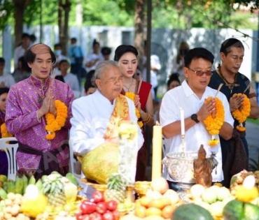 ภาพบรรยากาศงานบวงสรวงละคร "วันทอง" 