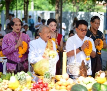 ภาพบรรยากาศงานบวงสรวงละคร "วันทอง" 