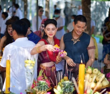 ภาพบรรยากาศงานบวงสรวงละคร "วันทอง" 